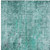 9' X 12' Teal Blue Green And Gray Abstract Washable Indoor Outdoor Area Rug