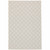 5' X 7' Ivory Geometric Stain Resistant Indoor Outdoor Area Rug