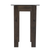 46" Clear and Gray Brown Glass Abstract Console Table