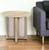 22" Natural Solid Wood And Rattan Round End Table