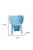 Set Of Four Blue Heavy Duty Plastic Juvenile Chairs