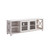 60" Oak Wood Enclosed and Open Storage TV Stand