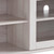 60" Oak Wood Enclosed and Open Storage TV Stand