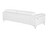 White Top Grain Leather Five Person Seating Set