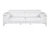 White Top Grain Leather Five Person Seating Set