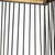 29" Black Solid Wood and Metal Backless Bar Chair