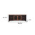 79" Black Solid Wood Cabinet Enclosed Storage Distressed TV Stand