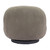 30" Khaki And Black Faux Shearling And Upholstered Slipper Chair