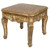23" Golden Brown Wood Square End Table
