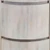 24" White Solid Wood Round Drum End Table With Two Drawers