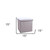15" Gray Boucle Cube Storage Ottoman