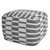 18" Gray 100% Cotton Ottoman - 606114790396