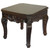 23" Espresso Wood Square End Table