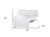 White Italian leather 3 power reclining seats L shaped Seven Piece Corner Sectional With Console