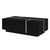 47" Black Wood Extendable Coffee Table With Storage