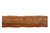 68" Brown Solid Wood Live Edge Dining Bench