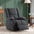 32" Gray Heated Massage Lift Assist Power Recliner With USB - 880016712353