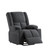 32" Gray Heated Massage Lift Assist Power Recliner With USB - 880016712353