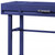 47" Blue Iron And Wood Vanity Table
