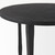 20" Black Iron Round End Table