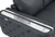 Three Piece Indoor Dark Gray Italian Leather Six Person Seating Set Decor
