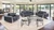 Three Piece Indoor Dark Gray Italian Leather Six Person Seating Set Decor