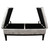 Black and White Vintage Postcard Print Dual Lift Storage Bench