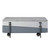 47" Gray White and Black Faux Marble Wood and Steel Lift Top Coffee Table