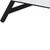 48" White and Black Wood and Steel Lift Top Coffee Table With Drawer