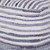 18" Blue Cotton Cube Striped Pouf Ottoman