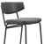 Faux Leather Steel Low Back Counter Height Bar Chairs