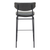 Faux Leather Steel Low Back Counter Height Bar Chairs