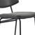 Faux Leather Steel Low Back Counter Height Bar Chairs