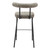 30" Green and Black Chenille and Steel Low Back Bar Height Bar Chair