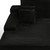 82" Black Corduroy Modular Sofa Chaise And Toss Pillows