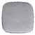 18" Gray Cotton Striped Pouf Ottoman