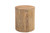 18" Natural Solid Wood Round End Table
