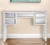 43" Silver Mirrored Glass Console Table And Drawers