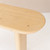 60" Natural Solid Wood Oval Console Table