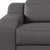 103" Dark Gray Italian Leather Reclining USB Sofa - 880016629101