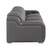 103" Dark Gray Italian Leather Reclining USB Sofa - 880016629101