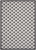 10' X 13' Black And White Gingham Non Skid Indoor Outdoor Area Rug - 606114455707