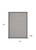 10' X 13' Black And White Gingham Non Skid Indoor Outdoor Area Rug - 606114455707