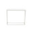 35" White and Silver Frame Console Table