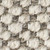 18" Beige Geometric Pouf Ottoman