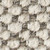 18" Beige Geometric Pouf Ottoman