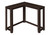 36" Espresso Wood Distressed Frame Console Table