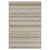 5' X 7' Tan Striped Handmade Indoor Outdoor Area Rug - 606114678380