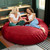 72" Cinnabar Microsuede Bean Bag Chair