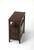 24" Dark Brown Manufactured Wood End Table With Two Drawers And Shelf
